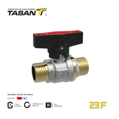 detail of Pneumatic Systems Brass Threaded Ball Valve 600psi PN40 Ball Valve 23F