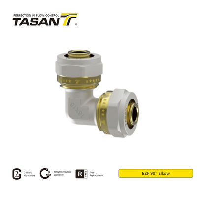 detail of 90 Degree Elbow Compression Fitting 32mm 62F