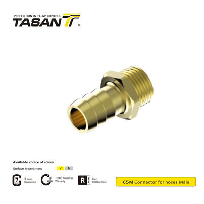 detail of Abrasion Resistance Brass Hose Tap Connector ISO228 Thread 65M