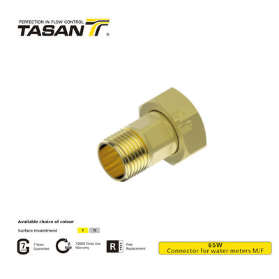 detail of Antirust 2 Inch Pipe Connectors Brass Pipe Connectors For Water Meters M/F