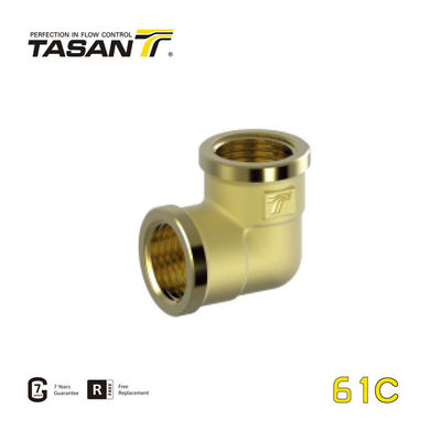 detail of CE 90 Degree Brass Pipe Fittings F/F 61C