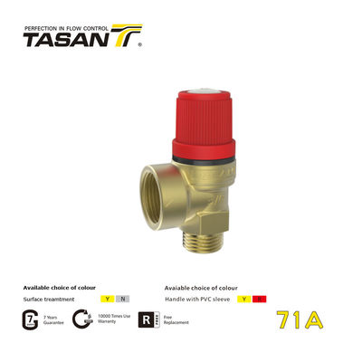 detail of CE TASAN 1inch Brass Safety Valve Brass Safety Relief Valve Antiwear 71A