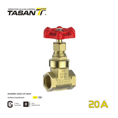 detail of Manual DN15-100mm 1 Inch Brass Gate Valve PN20 for plumbing system 20A