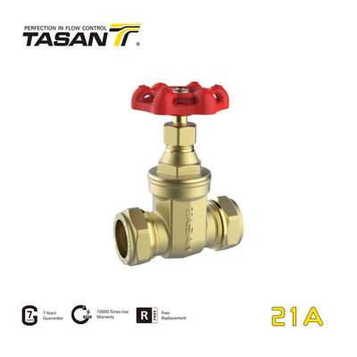 detail of Oil Pipelines PN20 3 Inch Brass Gate Valve With End Compression 21A