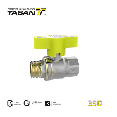 PN5/72.5psi Brass Gas Ball Valve 35D