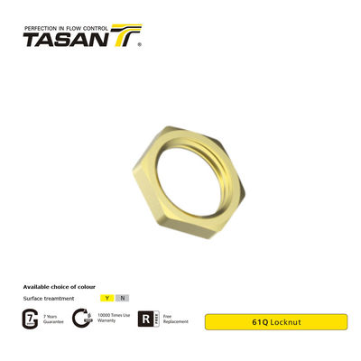 detail of Pneumatic Systems Brass Tube Fittings Brass Locknut 8S21 Thread 61Q