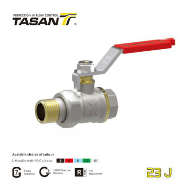 detail of TASAN DN15 25mm Brass Ball Valve For Manifolds Wear Resistance 23J