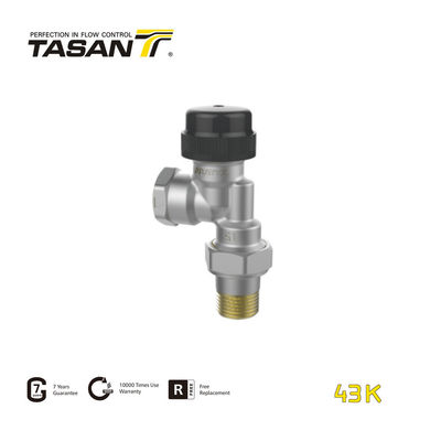 Thermostatic Head Modern Brass Radiator Valves Half Inch ISO228 Thread 43K