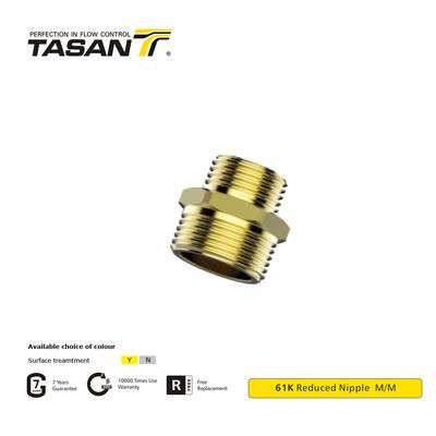 detail of 1/4inch Pipe Reducing Nipple Brass Reducing Nipple ISO228 Thread M/M 61K